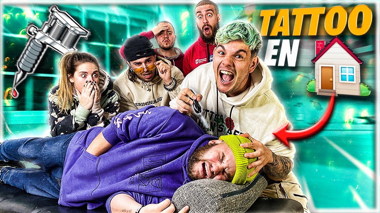CONSTRUYO un ESTUDIO DE TATUAJE en MI CASA!! 💉🏡 **Tatúo a ENERGUIA, DIONIBI y +25 TikTokers** 😱