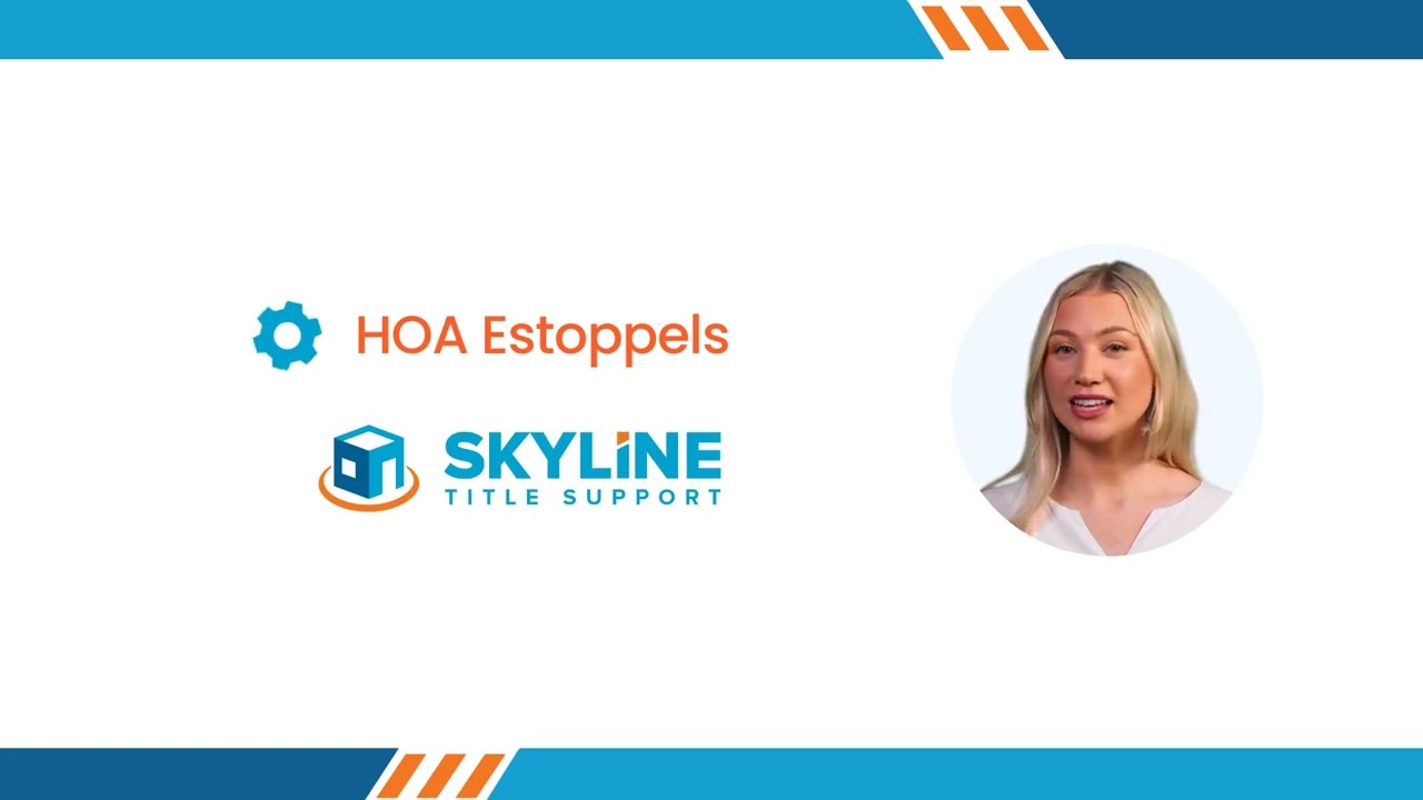 HOA Estoppels