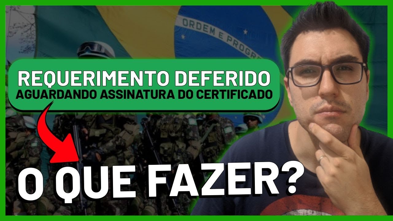 REQUERIMENTO DEFERIDO! AGUARDANDO ASSINATURA DO CERTIFICADO | O QUE FAZER? | CDI