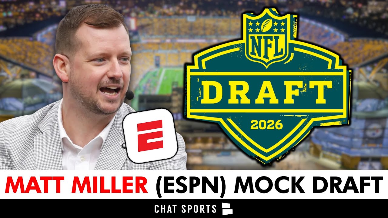 ESPN’s Matt Miller’s 2 Round 2026 NFL Mock Draft - 6 Wide Receivers Taken In Round 1
