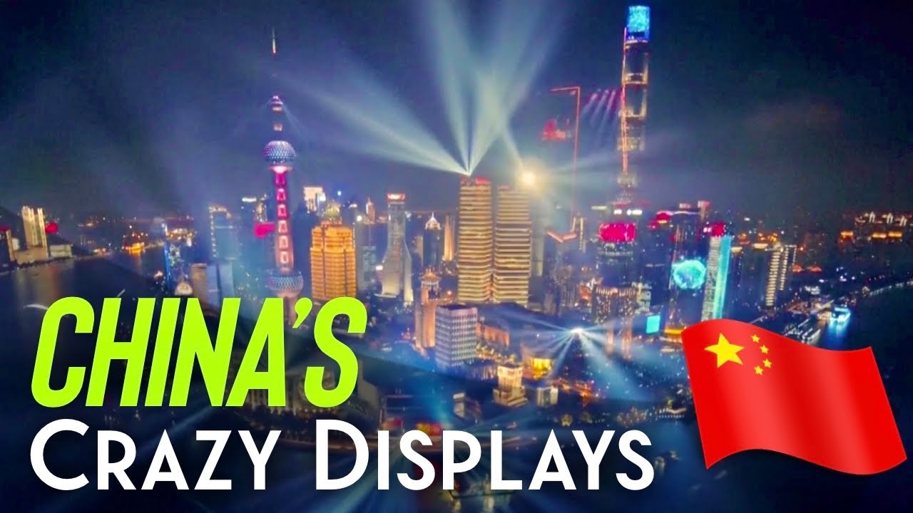 The crazy LED screens extravaganza in China