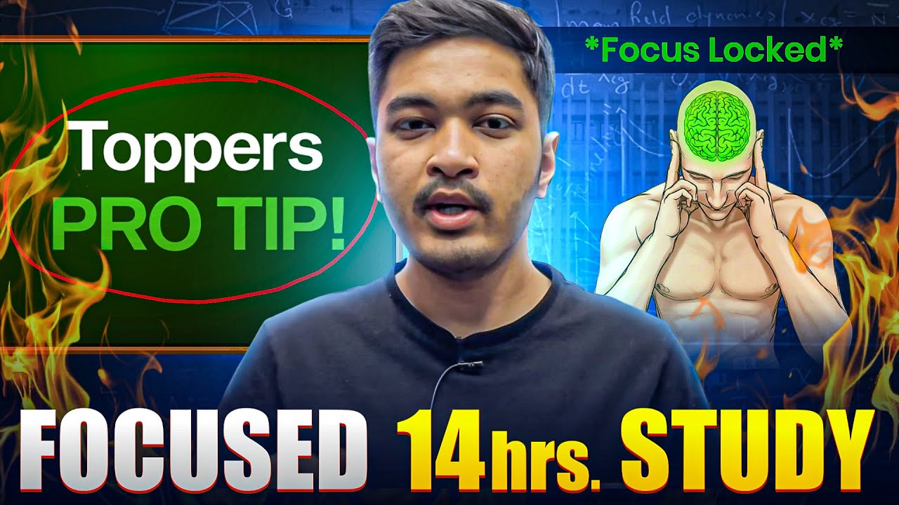 Toppers 'SUPER' Tips For *FOCUSED* 14 Hour Study 🔥 | Got Me 720/720 🤯| NEET 🎯 26 & 27