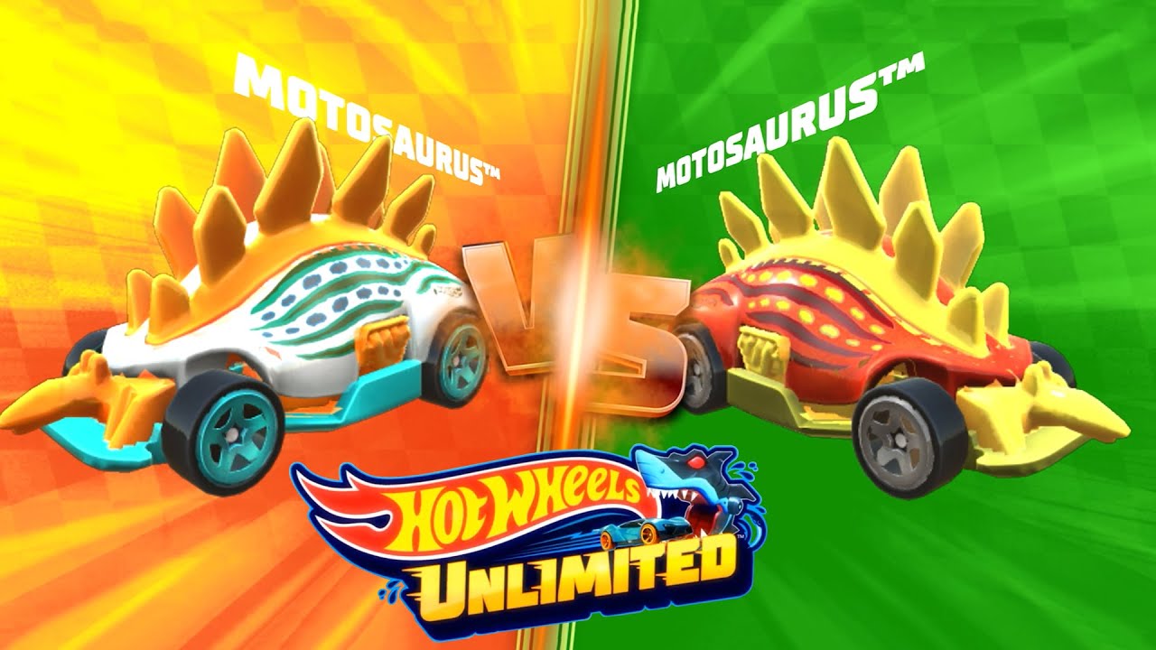 HOT WHEELS UNLIMITED - Let&rsquo;s Race Motosaurus Vs Motosaurus