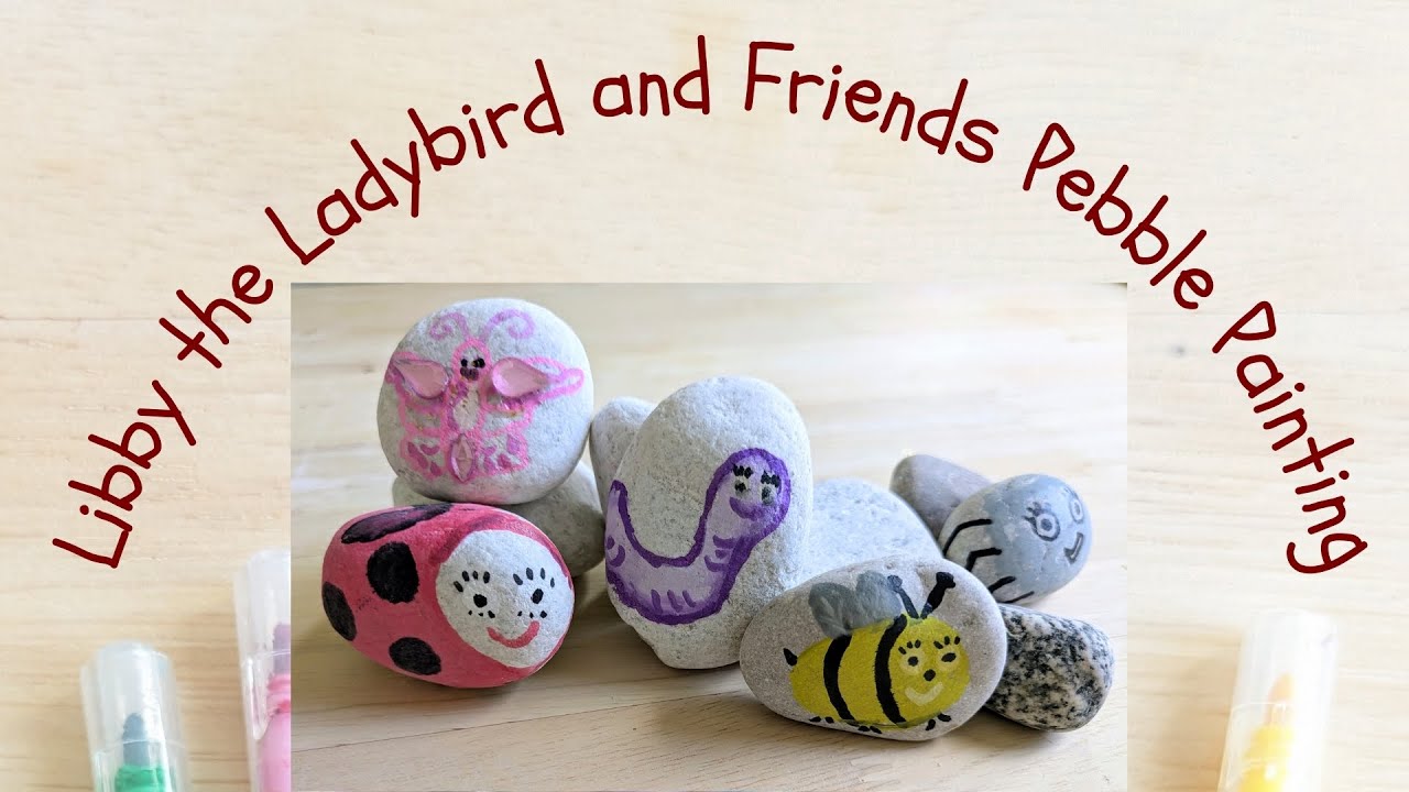 Libby the Ladybird Pebble Painting