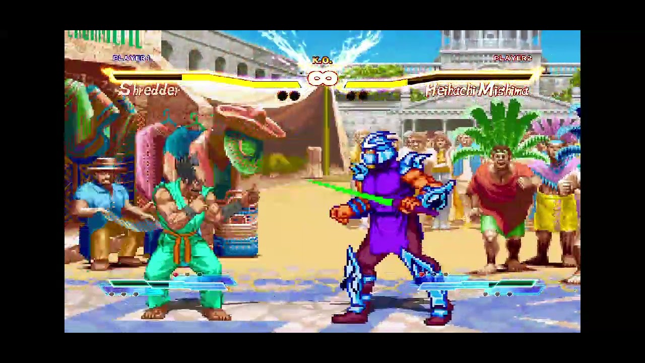 Shredder versus Hitachi 