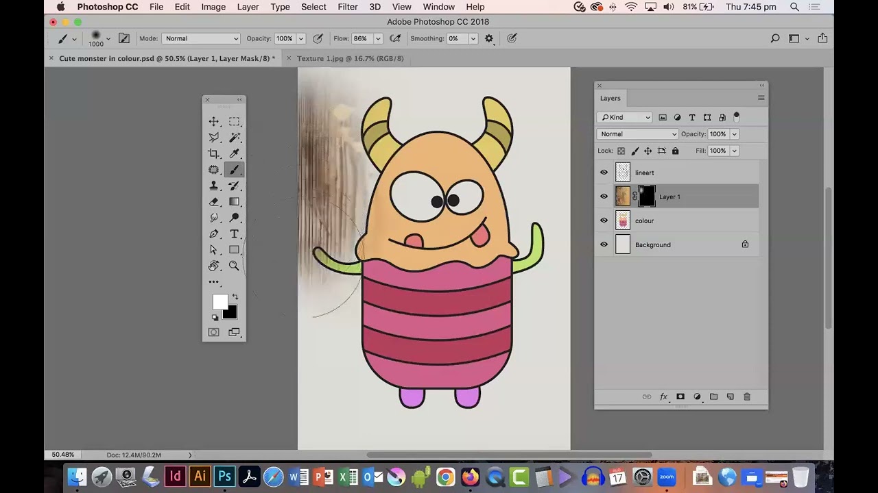 VIDEO Applying textures in PhotoShop