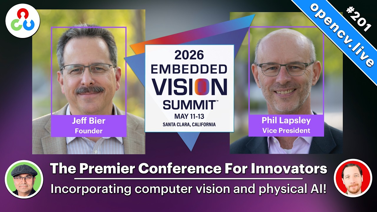 Embedded Vision Summit 2026 Preview - CV & AI Hardware, Software, & Presentations