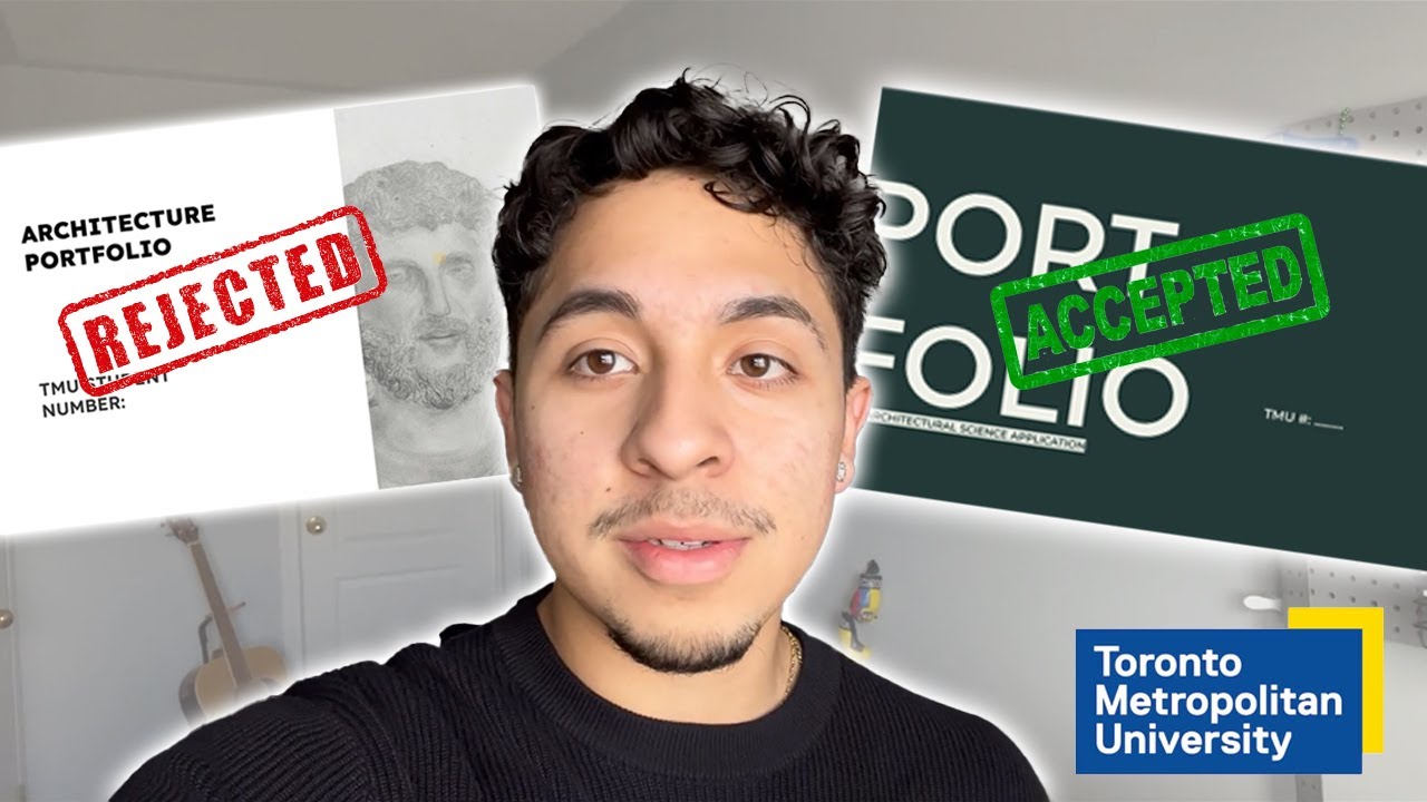 My ACCEPTED Architecture School Portfolio TMU Ryerson + Tips & Advice