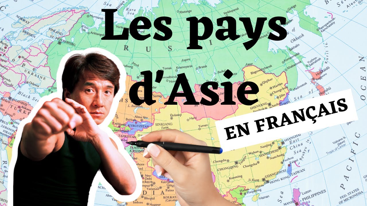 Pays d'Asie, langues et nationalités en français