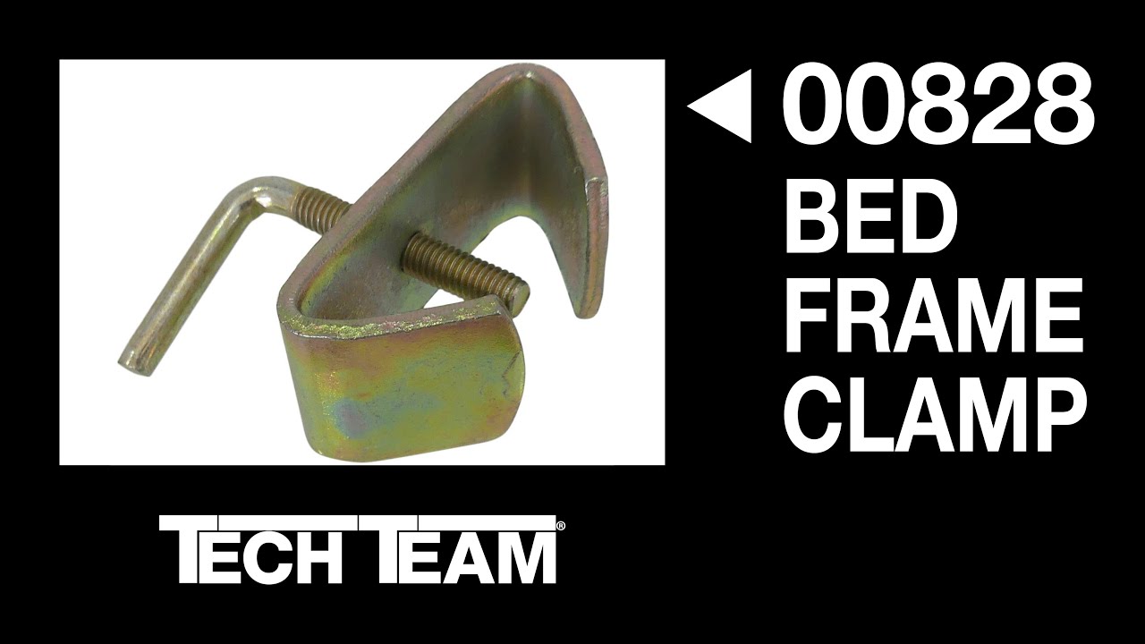 Tech Team 00828 Bed Rail Clamps Securely Hold Metal Bed Frame Sections Together