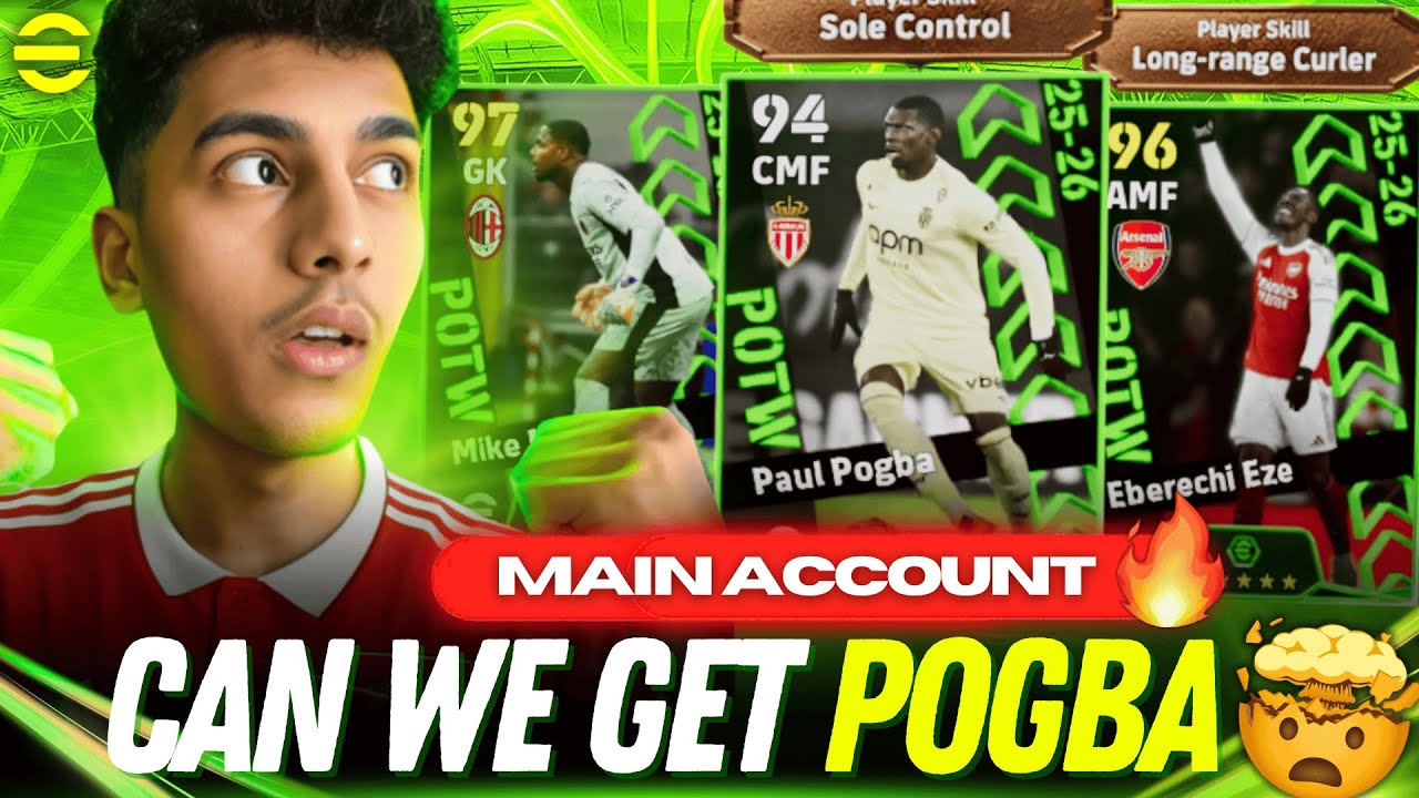 INSANE POGBA POTW PACK OPENING!! 🤯🔥 | ARSENAL HOLE PLAYER EZE😱 |AMAZING PACK OPENING IN EFOOTBALL🥳