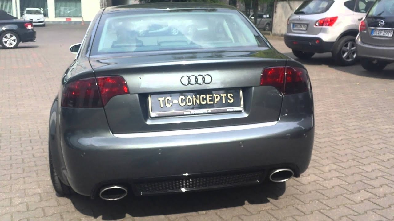 Audi RS4 B7 Full Exhaust with X Pipe Sound TC Concepts