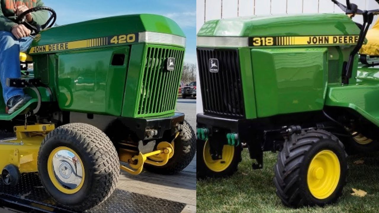 Какой САДОВЫЙ ТРАКТОР JOHN DEERE был лучшим из когда-либо созданных???