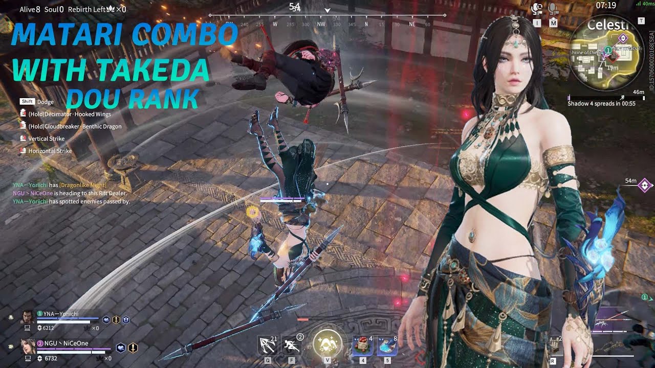 Matari Combo With TakeDa Dou Rank Naraka Gameplays Ep.190 #narakabladepoint #niceonegaming