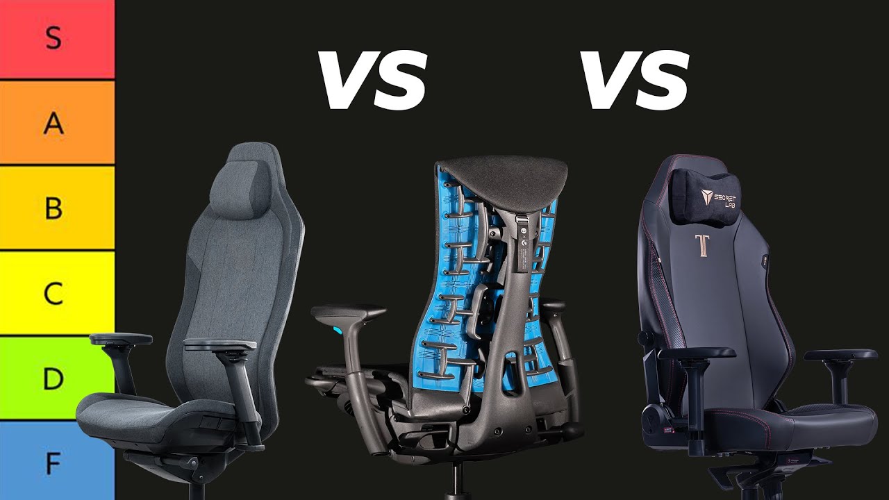 Embody vs Fractal vs Titan | Office Chair Tier List