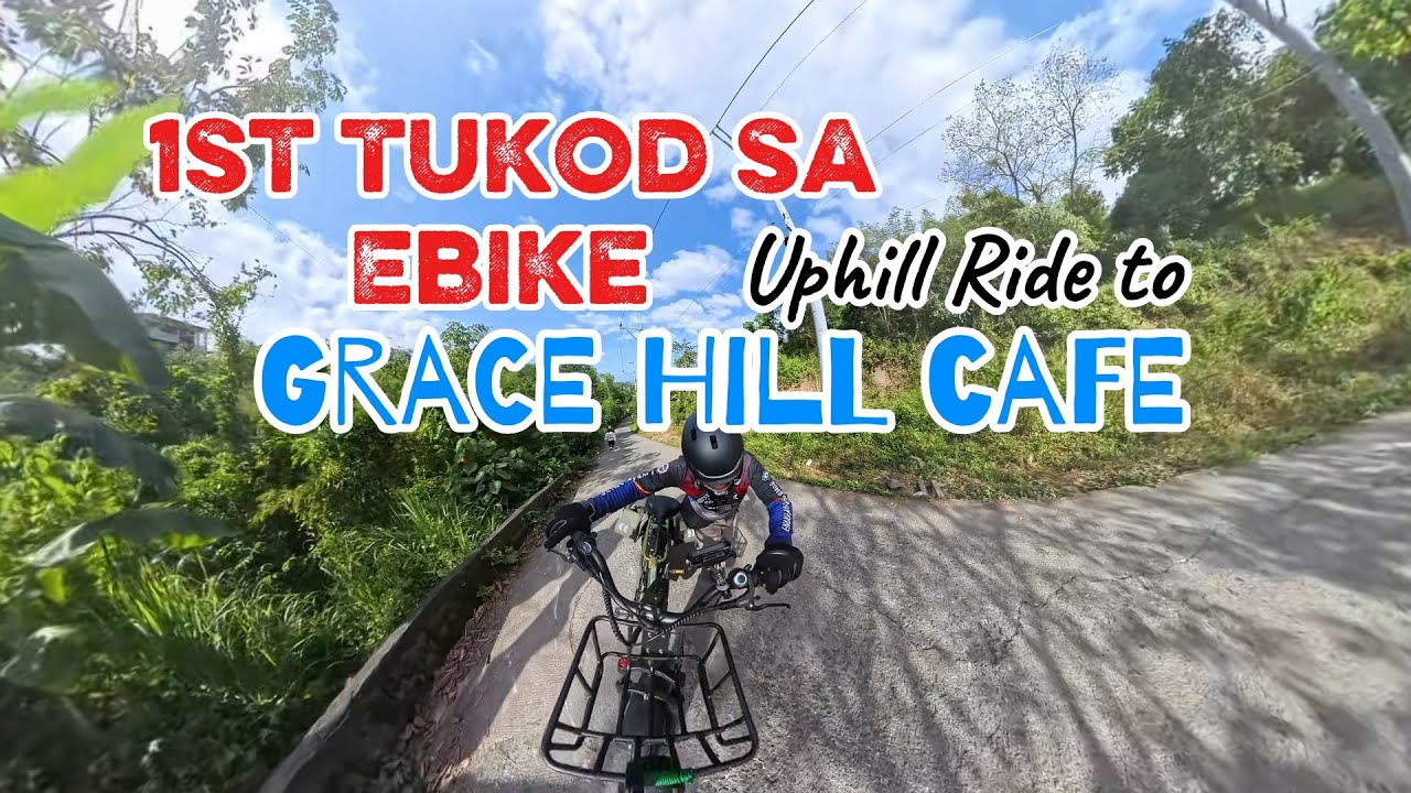 Aesthetic & Chill Vibe, 1st Tukod sa Uphill | Fiido t1 pro ebike ride | Grace Hill Cafe