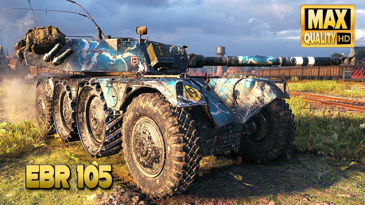 EBR 105 на карте Химмельсдорф, World of Tanks