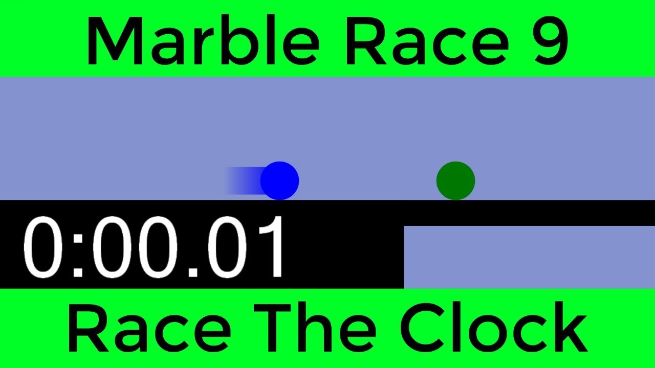 Marble Race 9 - Race The Clock
