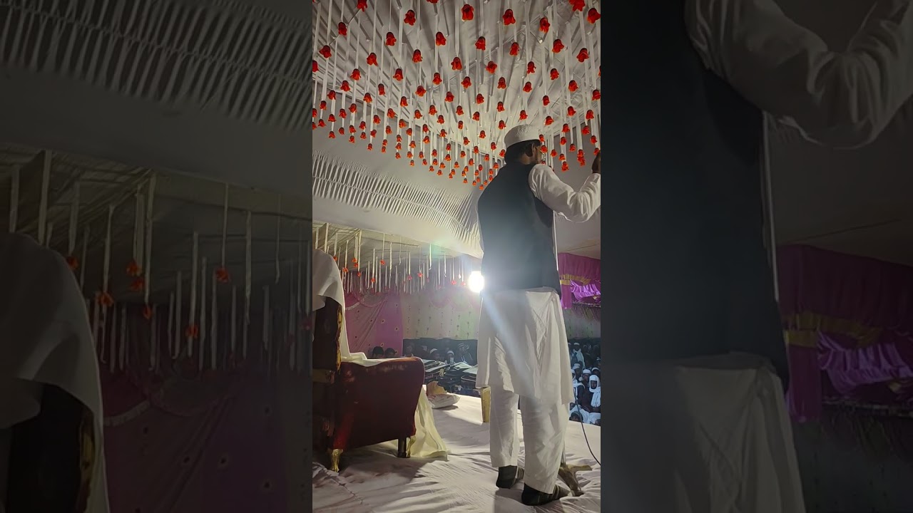 جلسہ دستار فضیلت کھرکچیا گڈا میں نعت النبی صلعم گنگناتے عزیزم عبدالصمد کھرکچیا #viralvideo #naatpak#