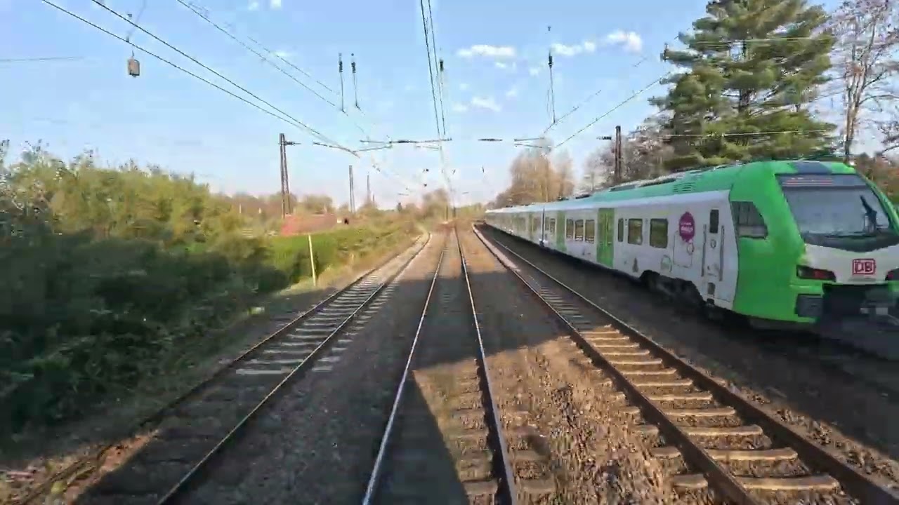 F&uuml;hrerstandsmitfahrt von Oberhausen West  nach Salzbergen
