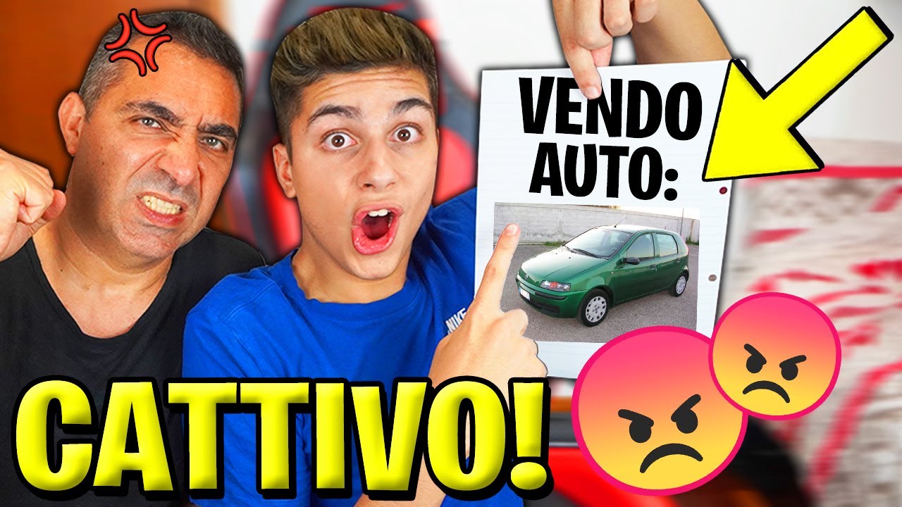 VENDO ONLINE la MACCHINA di MIO PAPA e LUI IMPAZZISCE! *FINITO MALE*