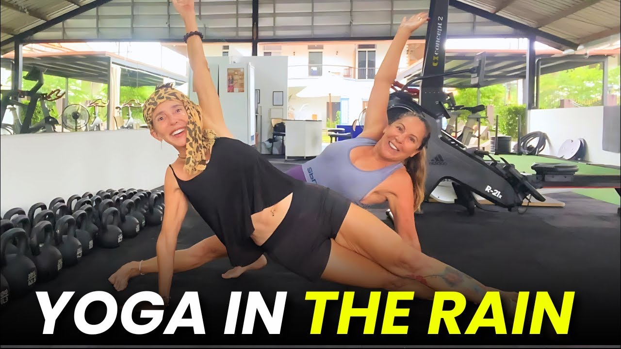 Yoga In The Rain | Good Vibes Thailand #rainyday #yogaforall #mindbodysoul #meditationpractice