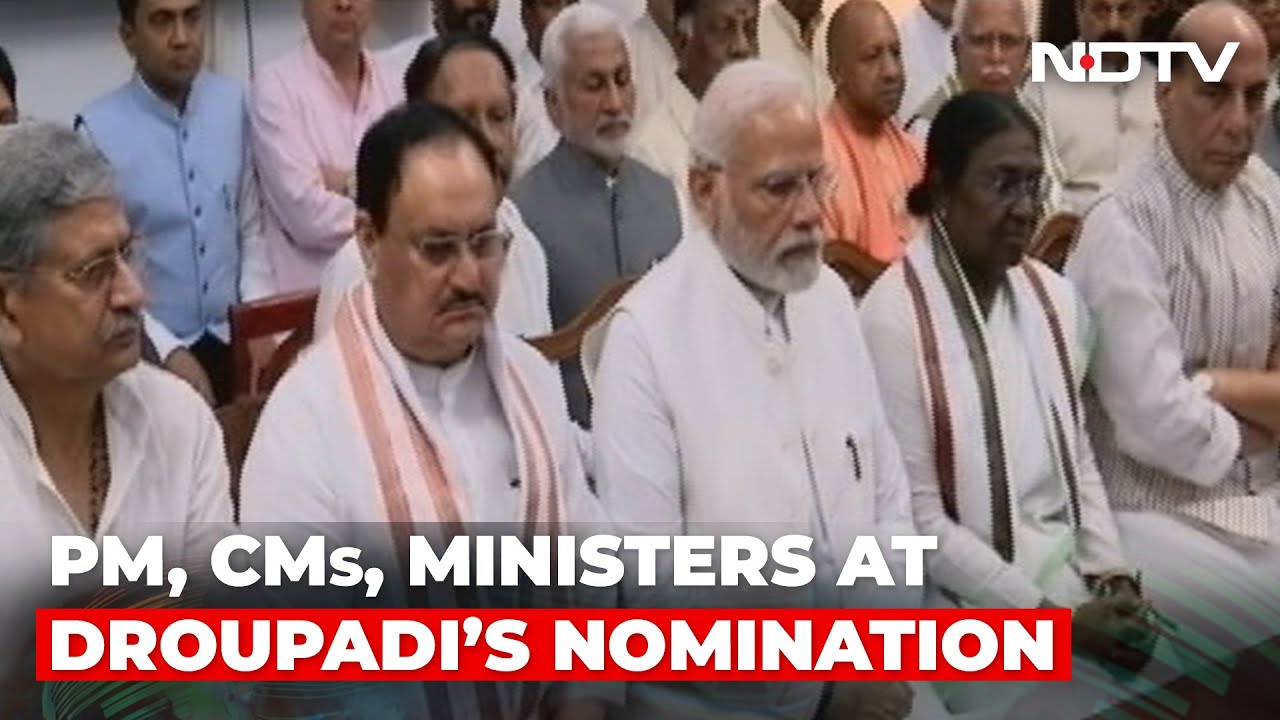For Droupadi Murmu, NDA's Presidential Candidate, PM-Led Show Of Strength