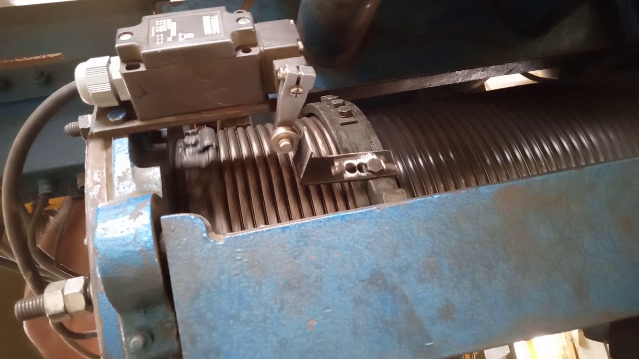 Crane wire rope Drum up-down limit #safetyfirst