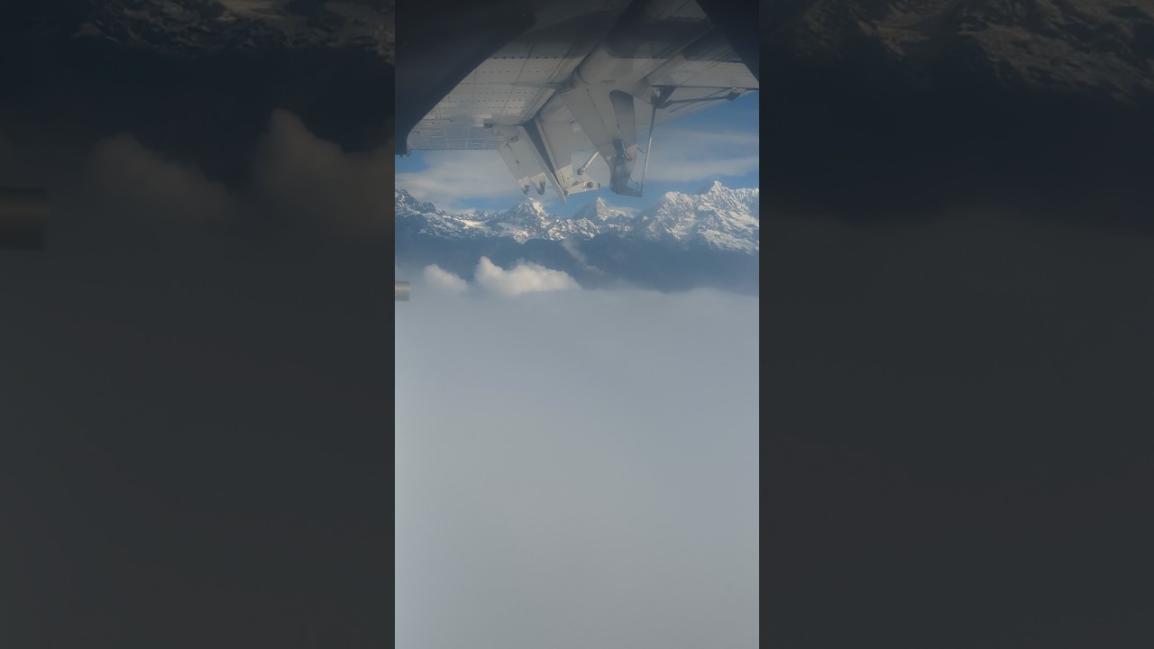 Mountain from lukla flight ✈️ 