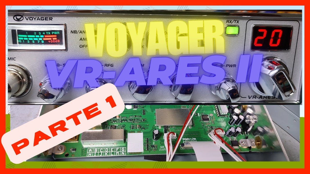 Rádio px Voyager VR-Ares II igual Anytone Ares II conhecendo e ajustando Parte 1