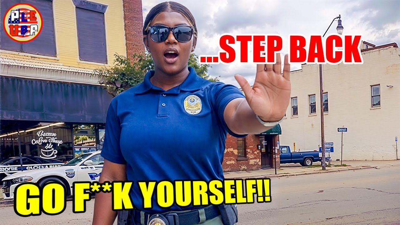Female Cop Enters Citizen&rsquo;s Private Property Without Consent | 1st Amendment Audit | Id Refusal #250