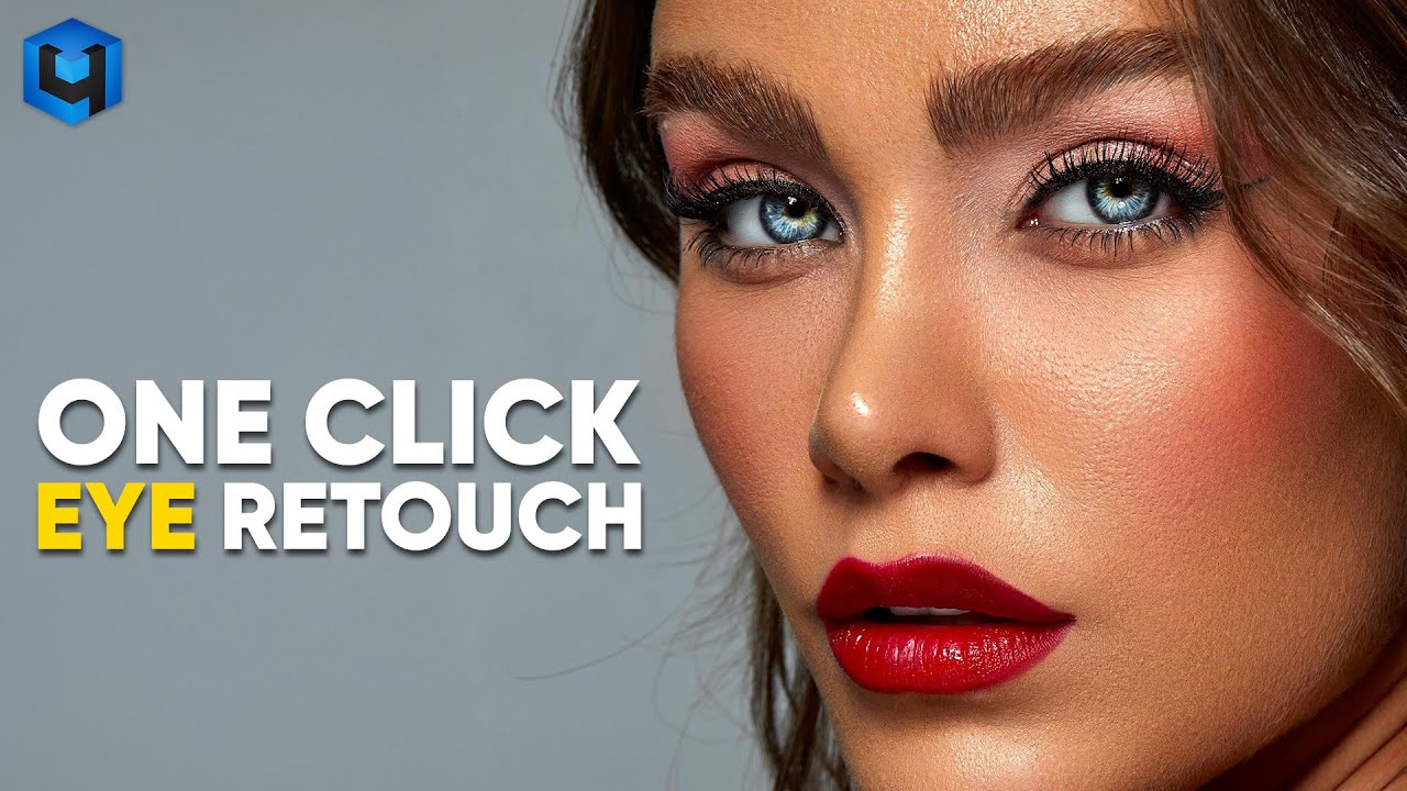 Perfect Eye Retouch in Photoshop with Retouch4me | Eye Vessels & Eye Brilliance Tutorial