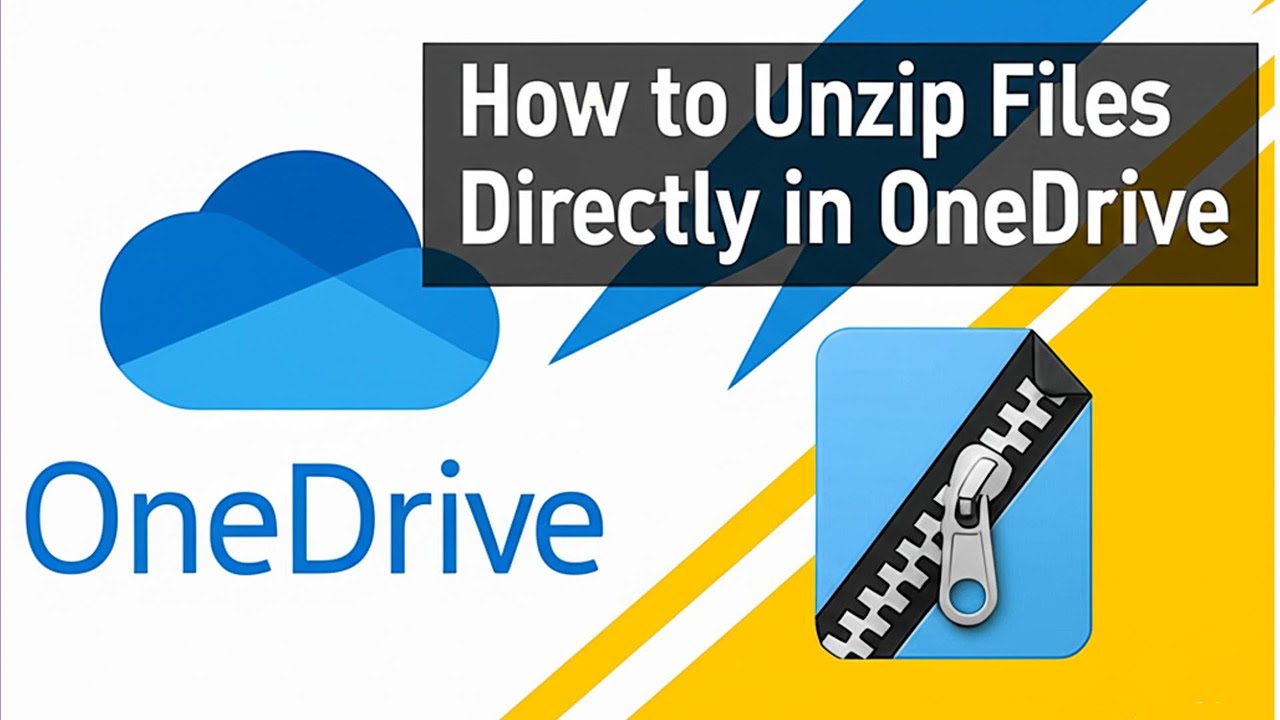 How to Unzip Files Directly in OneDrive (No Download Needed!)