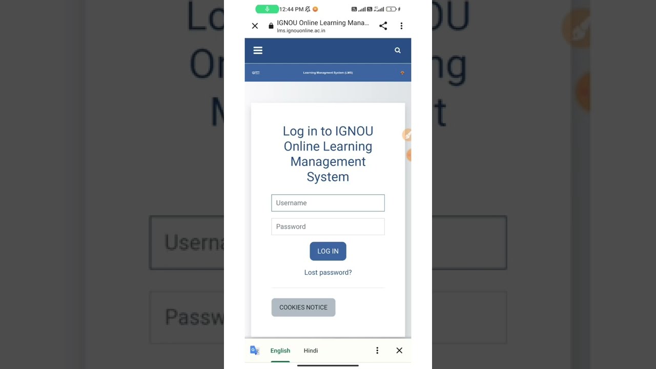 IGNOU lms portal account create | how to create IGNOU lms portal account | IGNOU lms portal account