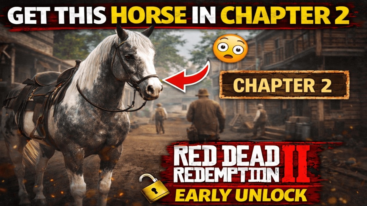 This Rare Horse Can Be Yours in Chapter 2… (RDR2 Secret)🐎