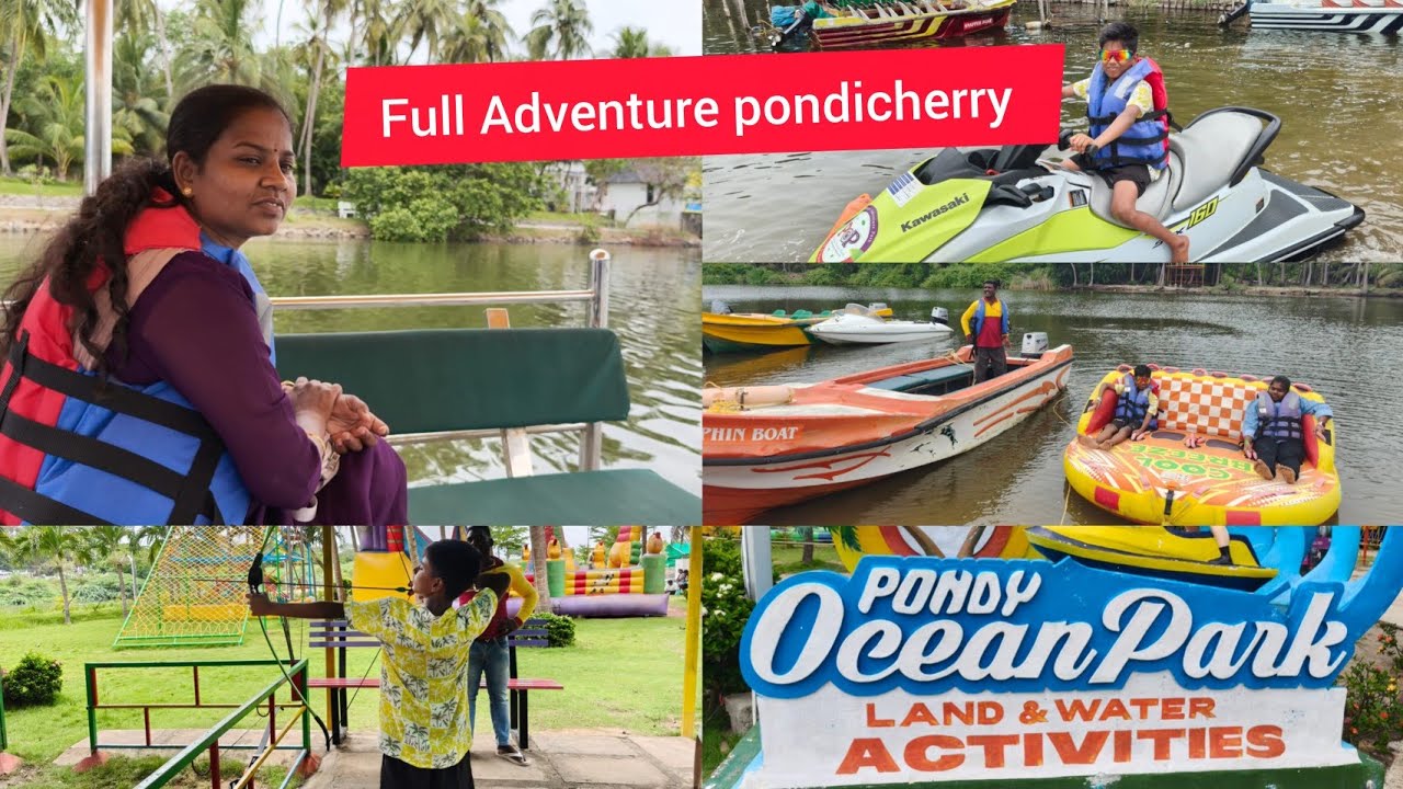 Full fun adventure |Pondy Ocean park | இப்படி ஒரு இடம் யோசித்து கூட பார்க்கல @jenosdiary5384 