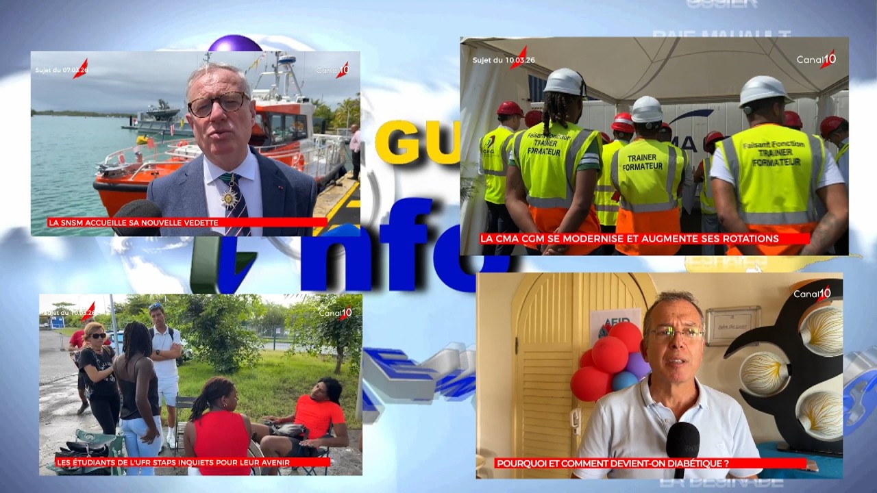 Onews  Guadeloupe le jt de canal 10