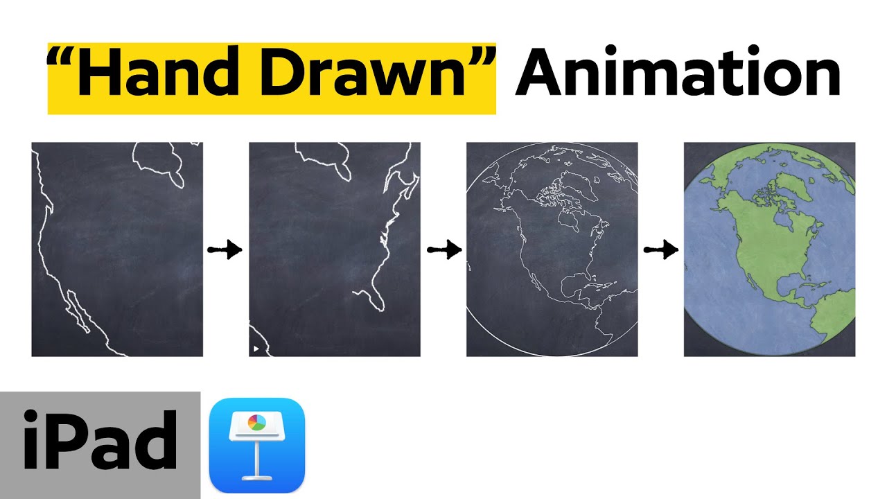 Creating Hand Drawn Animated Shapes in Apple Keynote on iPad