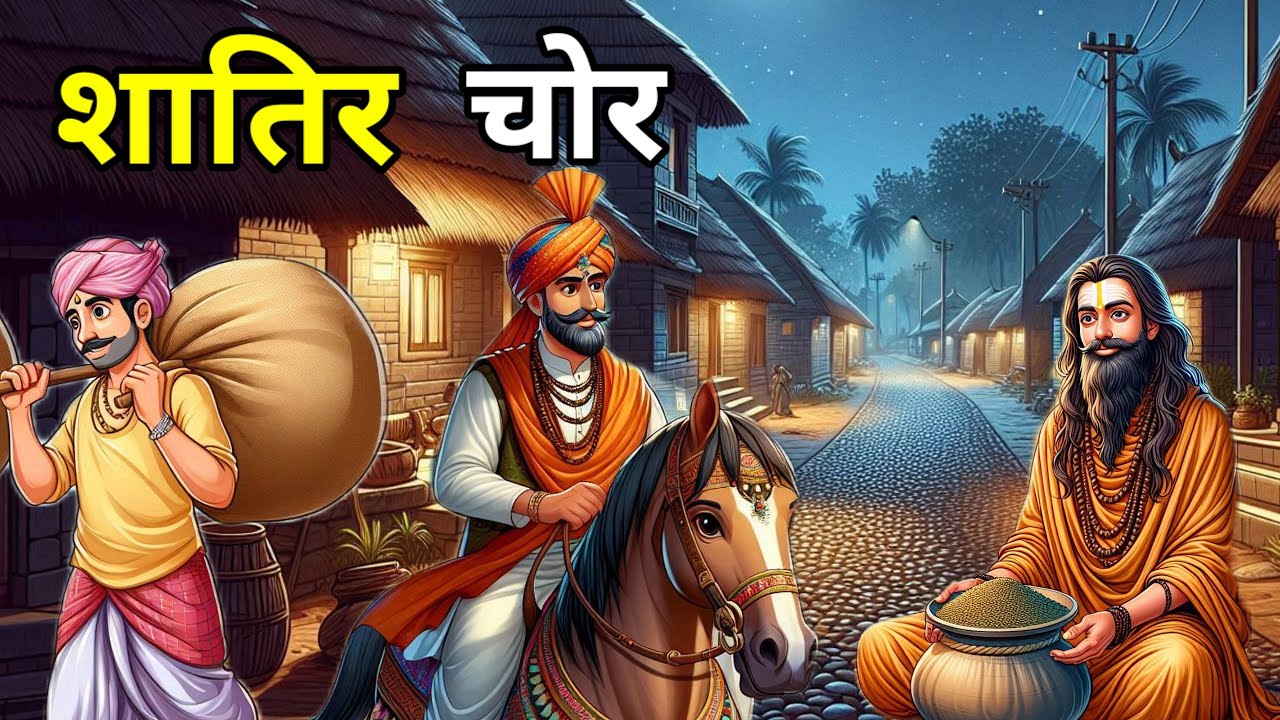 🔴  शातिर चोर । Hindi Moral Story |Kahani | नई कहानियाँ I लोककथा |Moral kahani। bedtime story