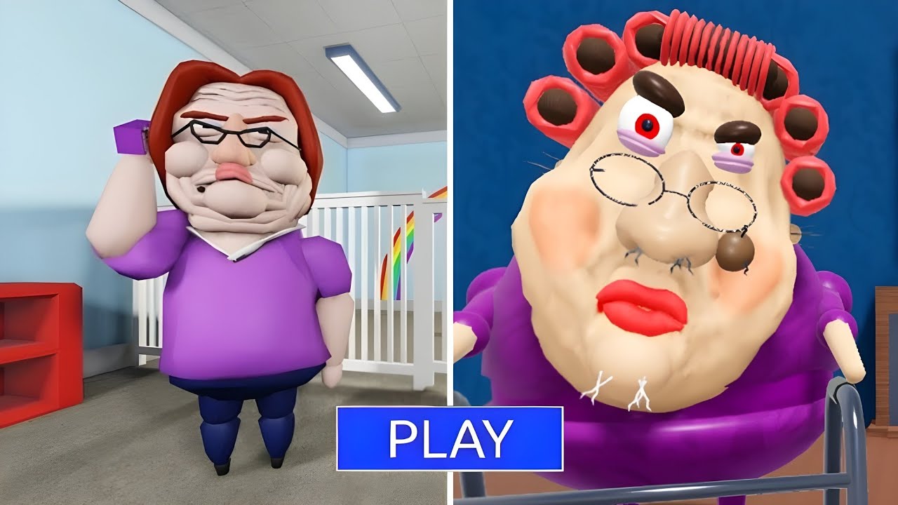BETTY'S NURSERY VS ESCAPE EVIL GRANDMA? Roblox Obby 