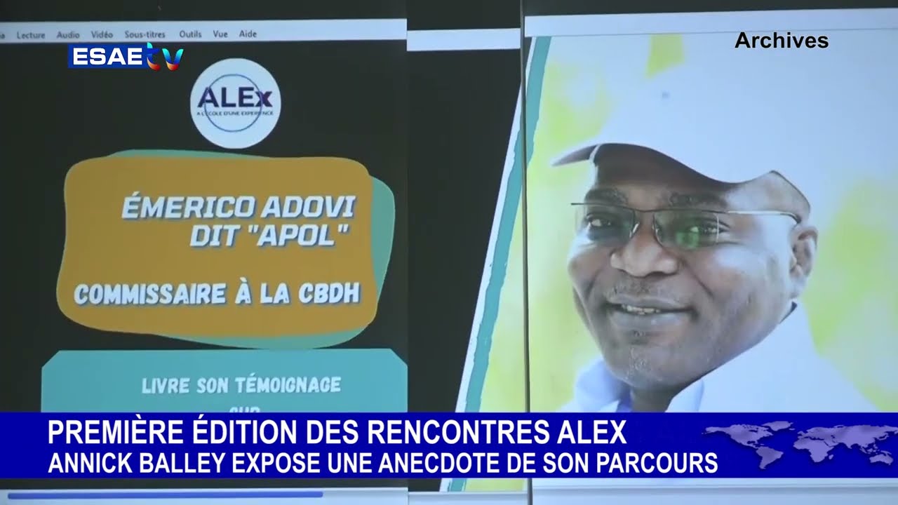 ANNICK BALLEY EXPOSE UNE ANECDOTE DE SON PARCOURS