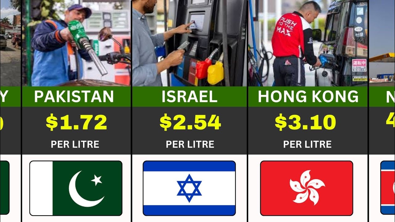 ⛽ 50 стран с самыми дорогими ценами на бензин (2026)