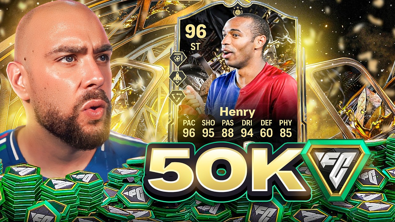 50K FC Points Decides My Team w/ 96 TROPHY TITAN THIERRY HENRY