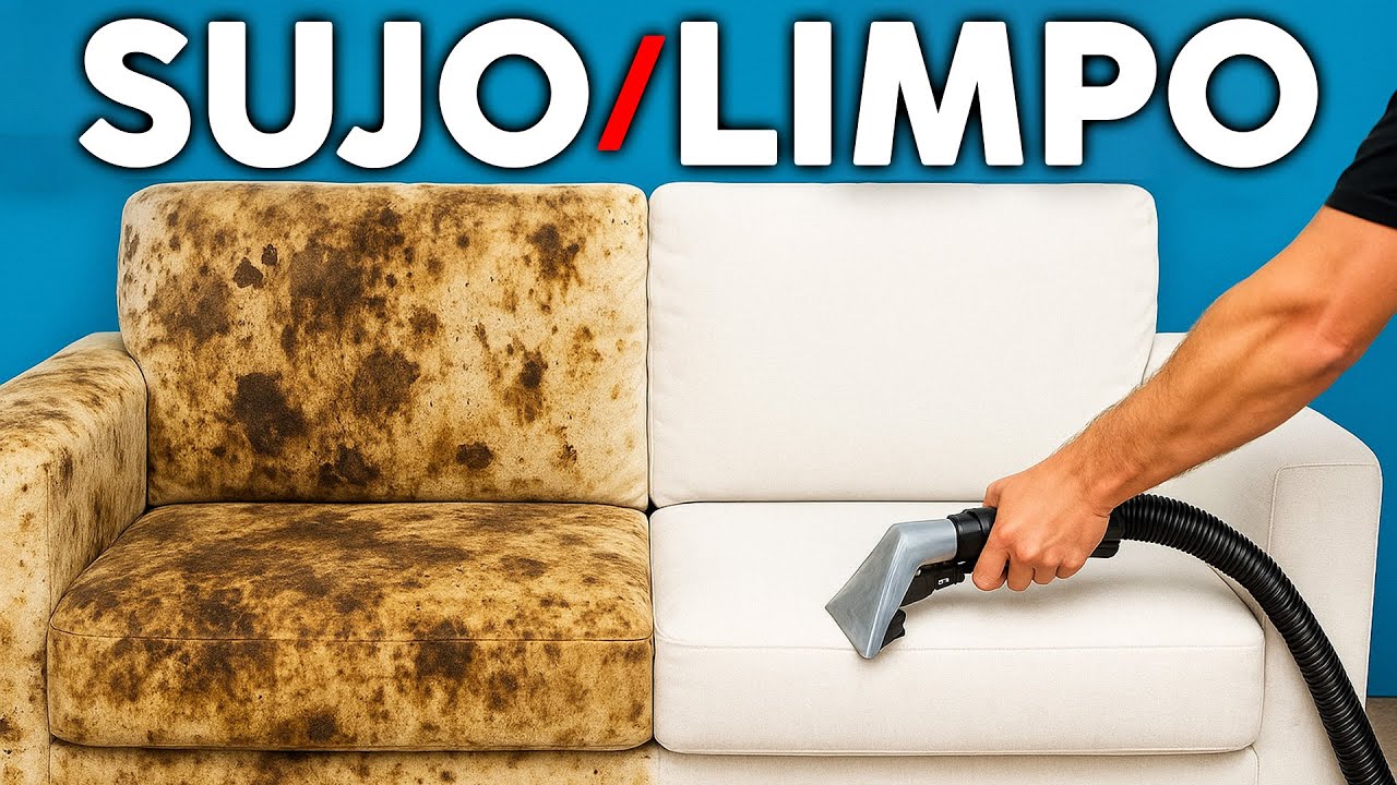 Como Limpar Sofá Branco Sem Causar Manchas — Passo a Passo Profissional