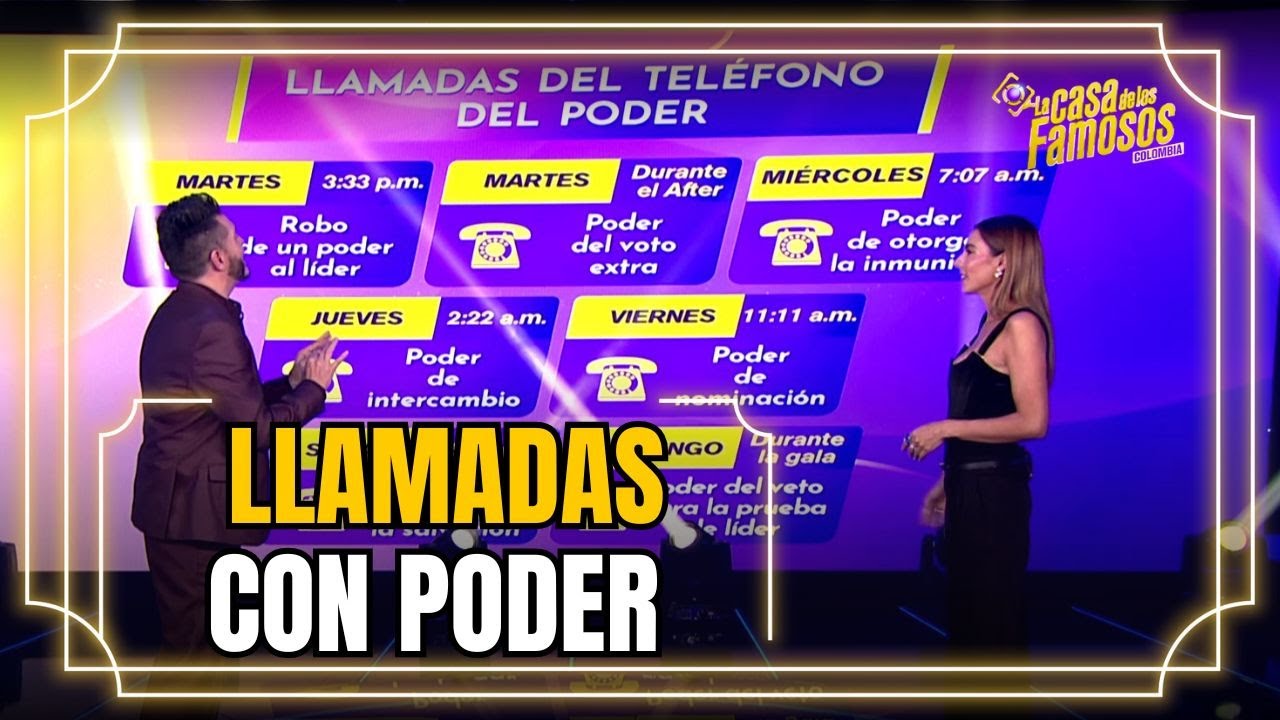 Carla y Marcelo revelan los PODERES de las llamadas del Jefe | La casa de los famosos Colombia 2026