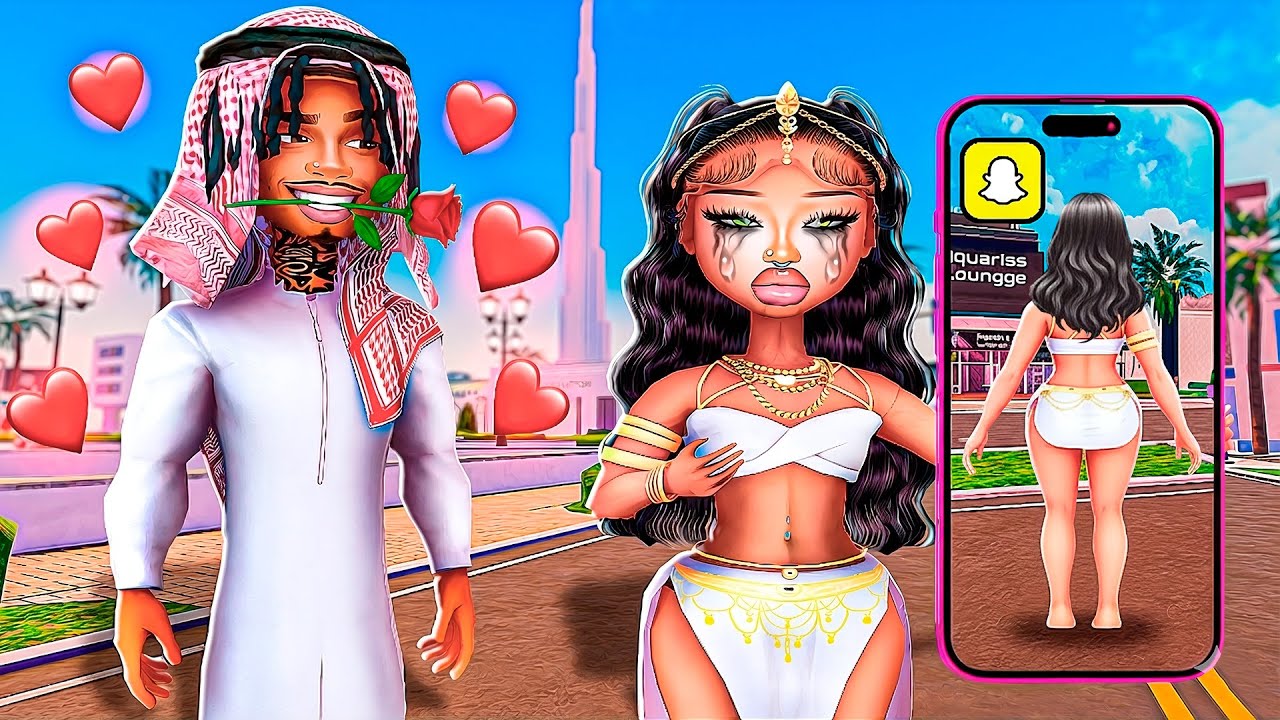 CREEPY ONLINE DATERS STALK REALISTIC BADDIE In DUBAI RP.. (LifeTogether 🏠RP)