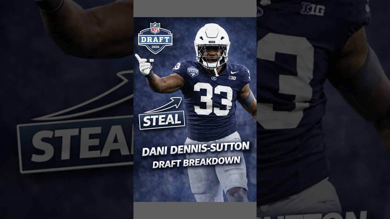 Why Dani Dennis-Sutton Is a Hidden GEM in the NFL Draft #footballtalk #nfldraftprospects