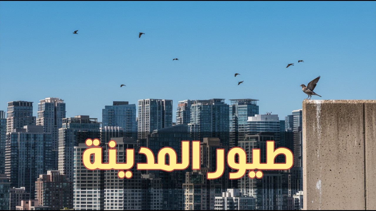 هل تأقلمت الطيور مع المدينة ؟ وايه الاسباب !!