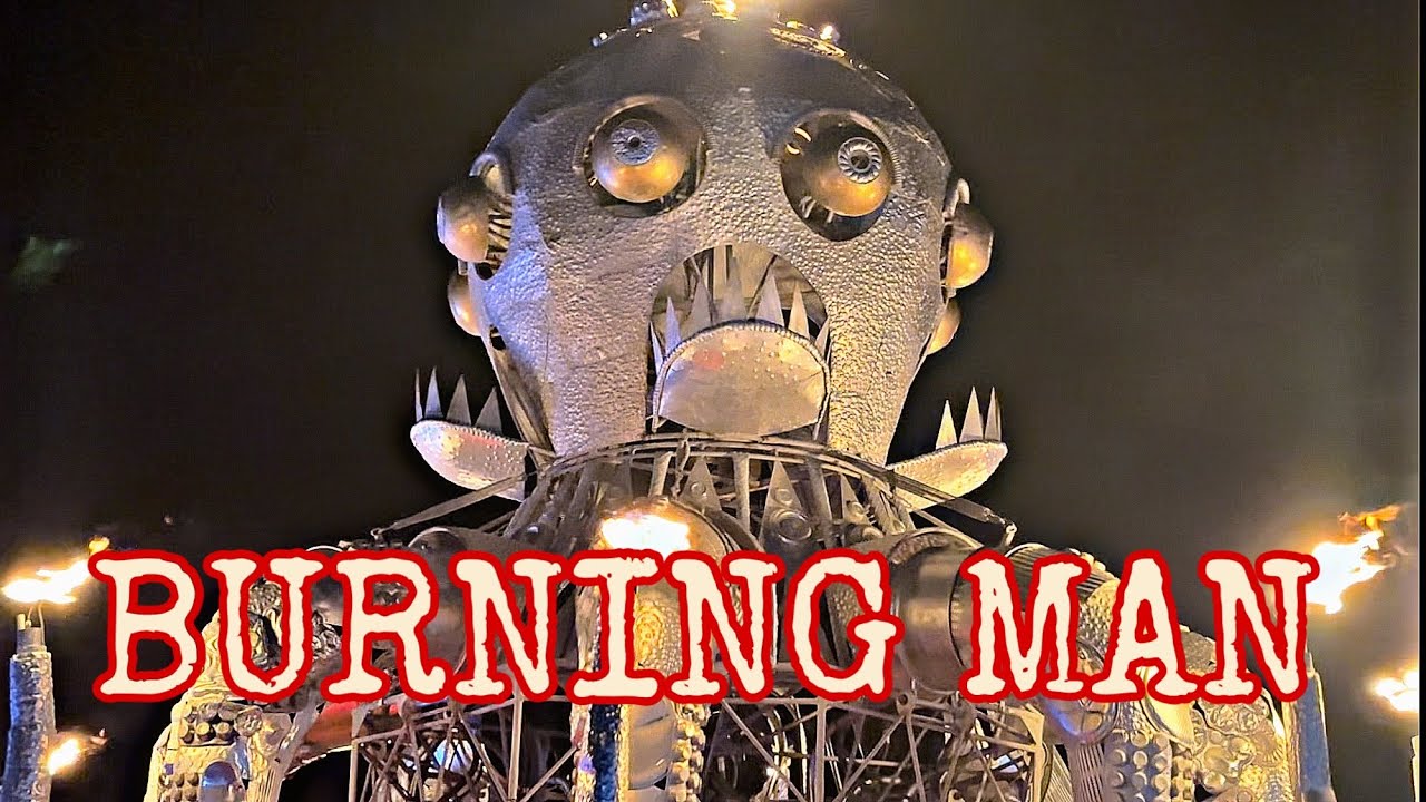BURNING MAN AT NIGHT 2025! #burningman2025 #burningmanfestival #blackrockcity 