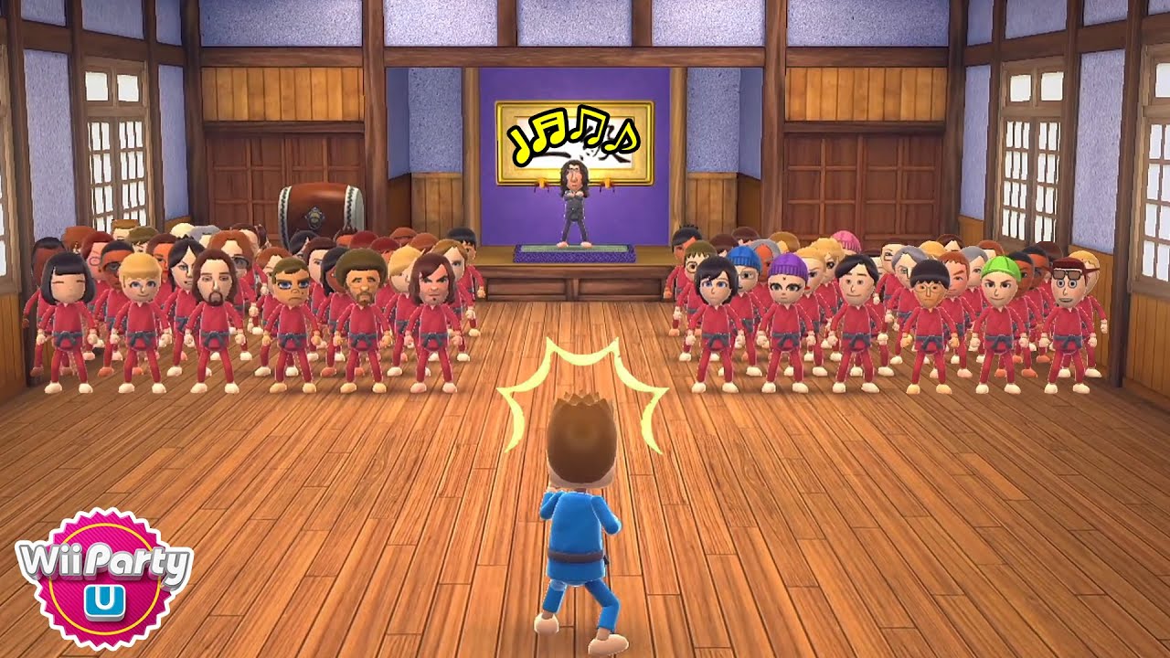WiiパーティーU チャレンジ道場上級で遊ぶ Wii Party U - Dojo Domination ( Advanced Mode ) 도장깨기